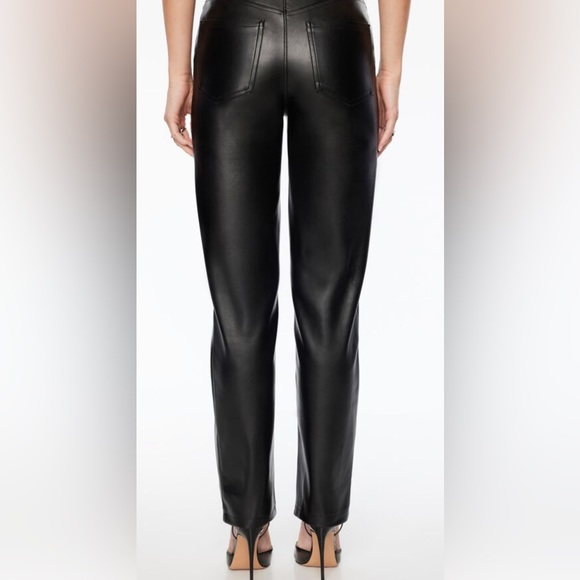 DYNAMITE Gisele Faux Leather Pants - Picture 3 of 3